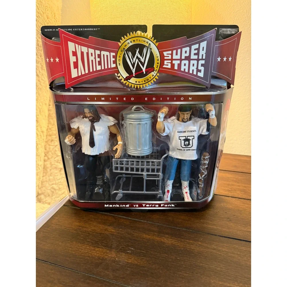 WWE Jakks Pacific Extreme Superstars Mankind vs Terry Funk Limited Edition 2-Pk